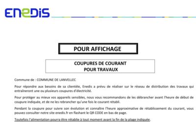 Coupure Enedis 05-08-2026