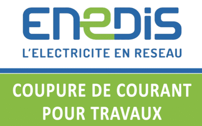 Enedis : coupures de courant pour travaux les 24 et 25/08
