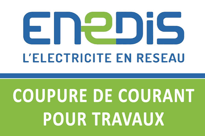 Enedis : coupures de courant pour travaux les 24 et 25/08